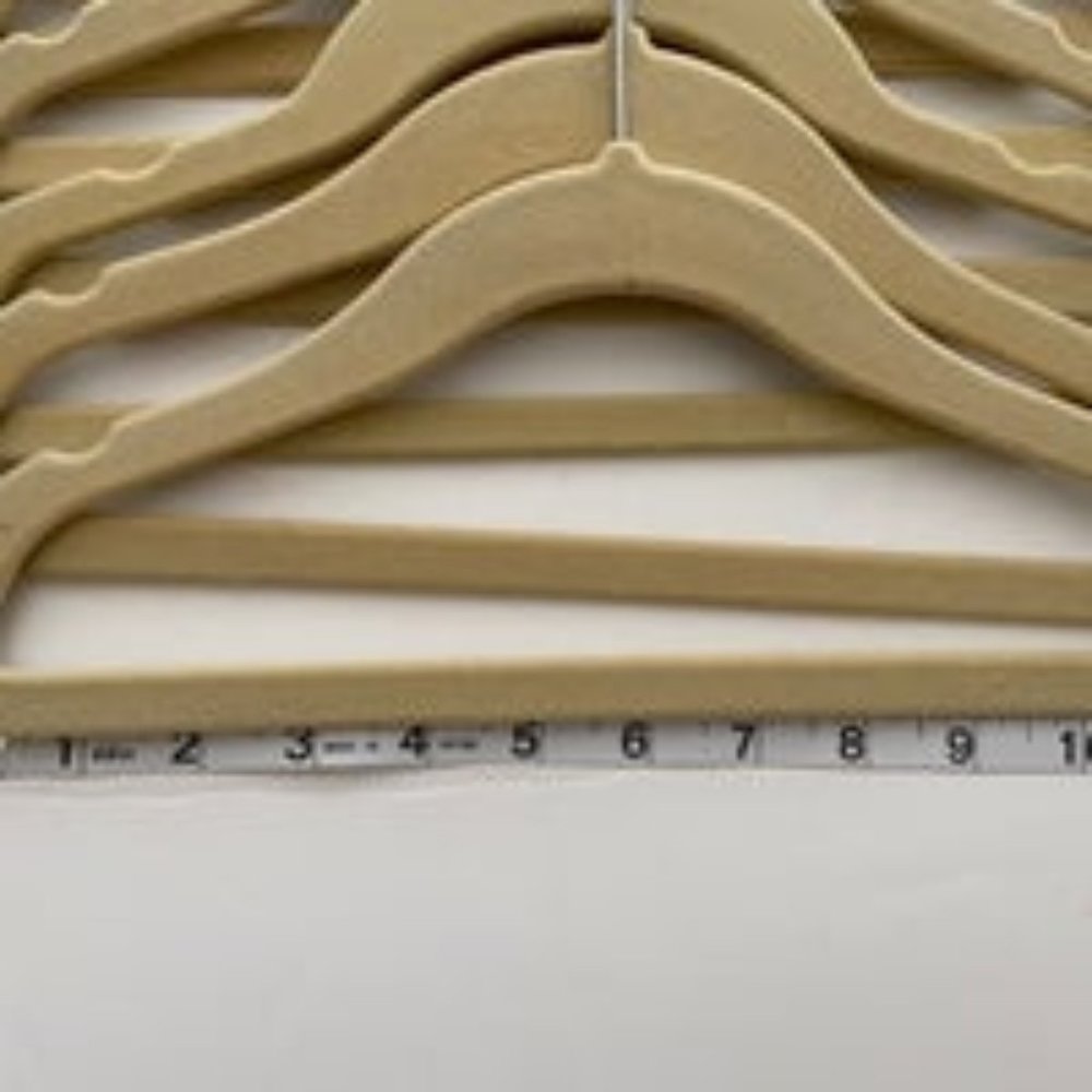 Velvet Chartreuse Kids Hangers 12 pcs